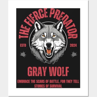 Gray Wolf Posters and Art